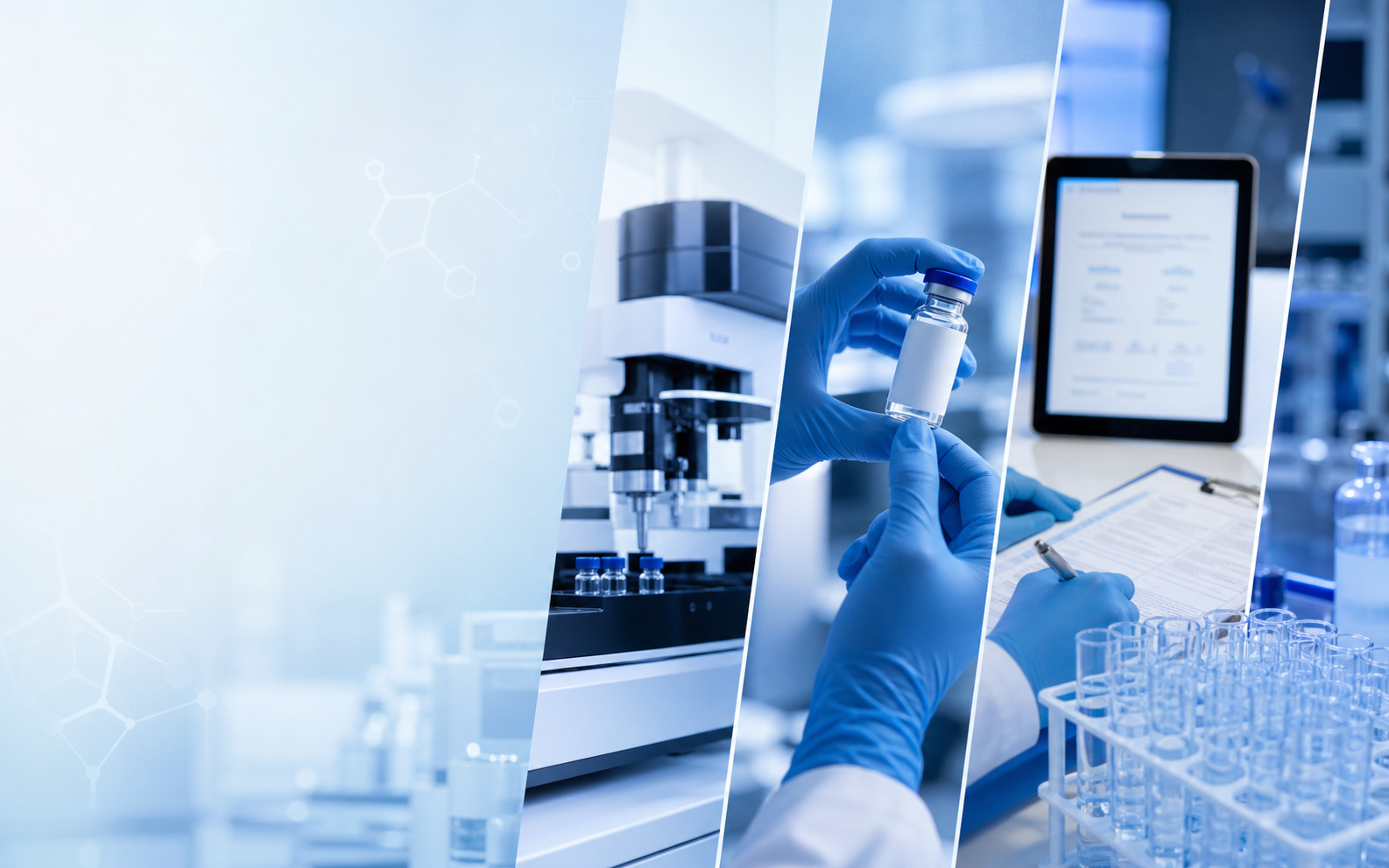 IPURC laboratory testing collage